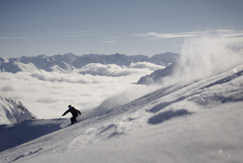 Ischgl, Skifahrer Alpin