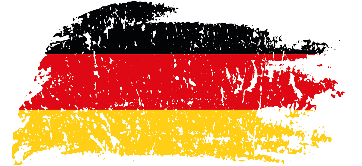 Unterweisungen bei schlechten Deutschkenntnissen: Deutschlandflagge