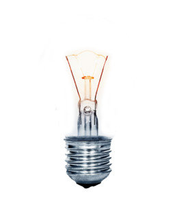 Warum Energiesparen den Arbeitsschutz verbessern kann: Glühbirne